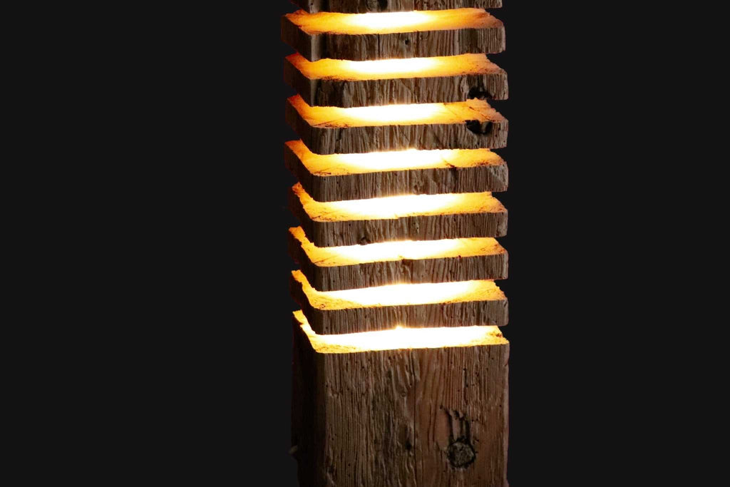 Holz Lampen (handmade by MiMo) Nr. 002