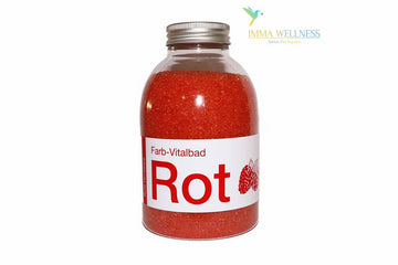 Farb-Vitalbad Rot (Himbeere) Flasche, 500g